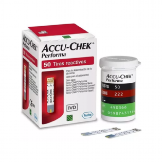 ACCU-CHEK PERFORMA 50 TIRAS