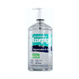 ALCOOL 70%  GEL 420 VALVULA PUMP GR ASSEPTGEL