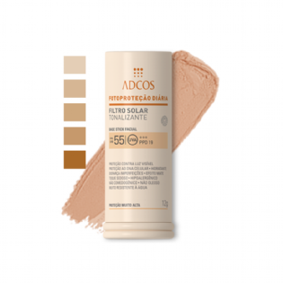 ADCOS FILTRO STICK FACIAL BEIGE FPS55 12G