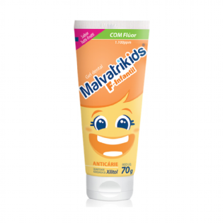 MALVATRIKIDS C/ FLUOR GEL DENTAL 70G 4 A 7 ANOS