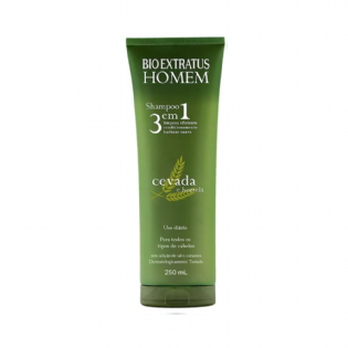 SH HOMEM BIO EXTRATUS 3 EM 1 250ML.