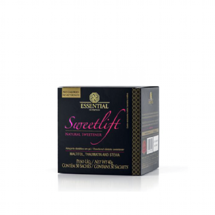 ESSENTIAL SWEETLIFT - ADOÇ NATURAL TAUMATINA E ESTEVIA 50 SACHES CX 