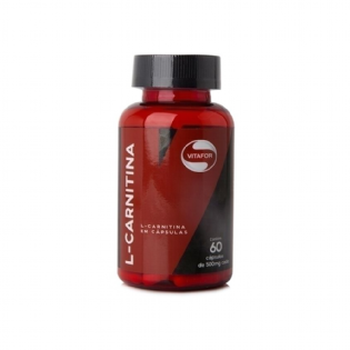 L - CARNITINA 60 CAPSULAS 500MG VITAFOR