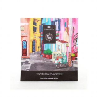 SACHE PERFUMADO FRAMBOESA E CARAMELO 80ML
