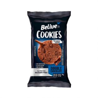 COOKIES DOUBLE CHOCO ZERO (ACUCAR, LACTOSE E GLUTEN) 34G - BELIVE