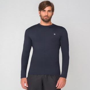UVLINE CAMISETA UVPRO BR. ML MASC PRETO G