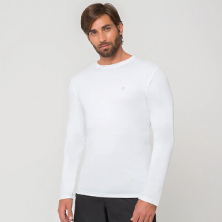 UVLINE CAMISETA UVPRO BR ML MASC BRANCO M