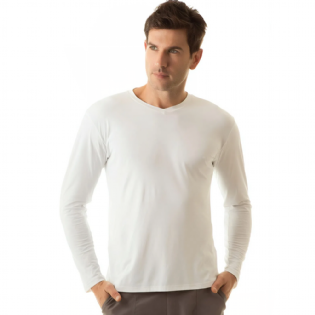UVLINE CAMISETA SPORT FIT ML MASC BRANCO G.
