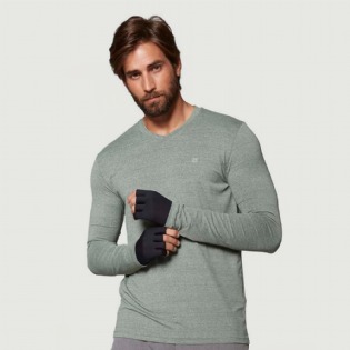 UVLINE CAMISETA UVPRO BR ML MASC MESCLA P