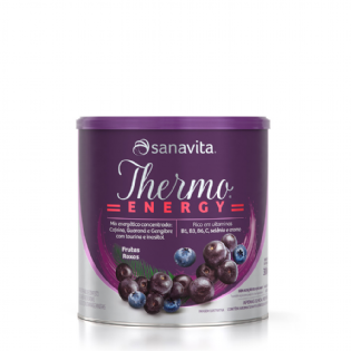 THERMO ENERGY | Bebida Energética Sabor Frutas Roxas em Lata