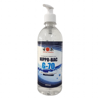 ALCOOL 70% GEL NIPPO-BAC FRASCO 500 ML