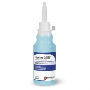 RIOHEX | Solução Alcoólica Colorida com Clorexidina 0,5% - 100ml