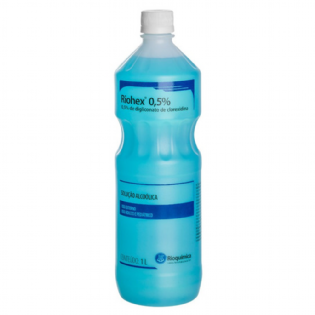 RIOHEX (CLOREXIDINA 0,5%) SOL ALCOOLICA COLORIDO 1L