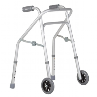 ANDADOR TRIANGULAR DE ALUMINIO INFANTIL COM 2 RODAS BC1541