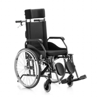 CADEIRA DE RODAS FIT RECLINAVEL 44 PRETA A100 L68   ASS45