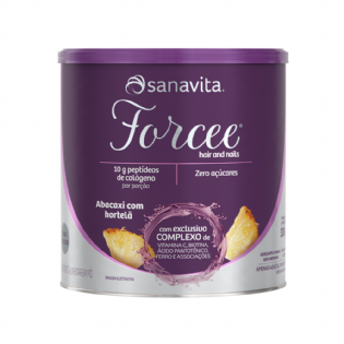 FORCEE HAIR AND NAILS ABACAXI C/ HORTELA LATA 330G