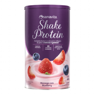 SHAKE PROTEIN MORANGO C/ BLUEBERRY LATA 450G