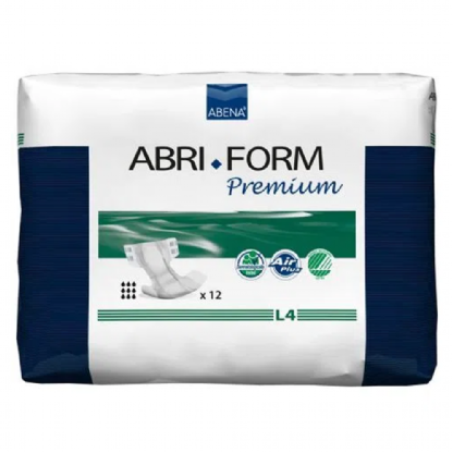 FRALDA ABRI FORM L4 12 UNIDADES CINTURA 100-150CM
