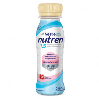 NUTREN 1.5 Morango 200ml | Garrafa Prática e Nutriente