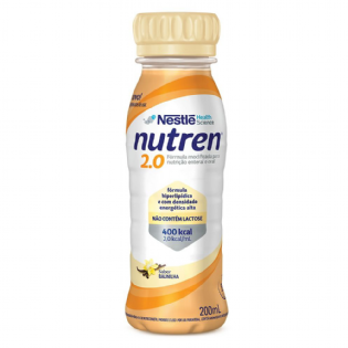 NUTREN 2.0 Baunilha 200ml | Garrafa Nutritional Drink