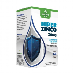 HIPER ZINCO 30MG 60 CPS EQBV