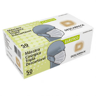 MASCARA DESC.ELASTICO CX C/ 50 DESCARPACK