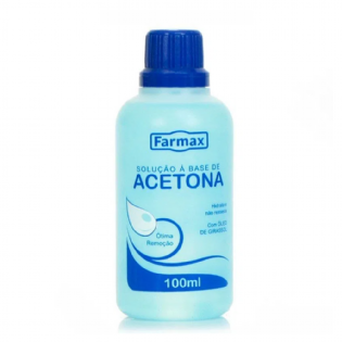 Removedor De Esmalte A Base De Acetona 100ml Farmax