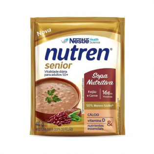 NUTREN SENIOR SOPA FEIJAO  SACHES 40G