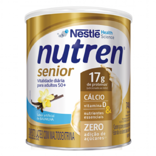 NUTREN SENIOR PO BAUNILHA 740 | Nutrição Completa para Idosos