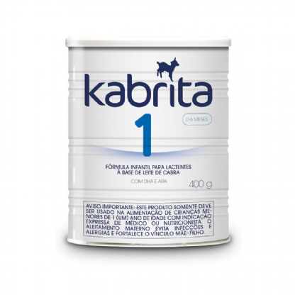 KABRITA 1 FORM INFANTIL PARA LACTENTES DE 0 A 6 MESES A BASE DE LEITE DE CABRA (LATA 400 g)