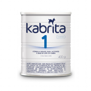 KABRITA 1 FORM INFANTIL PARA LACTENTES DE 0 A 6 MESES A BASE DE LEITE DE CABRA (LATA 400 g)
