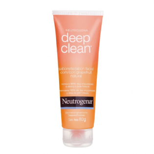 NEUTROGENA SABONETE LIQ FACIAL DEEP CLEAN 80ML GRAPEFRUIT