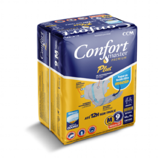 FRALDA CONFORT PLUS REGULAR M C/9 UNID
