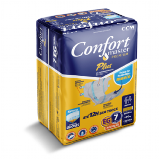 FRALDA CONFORT PLUS REGULAR XG C/7 UNID