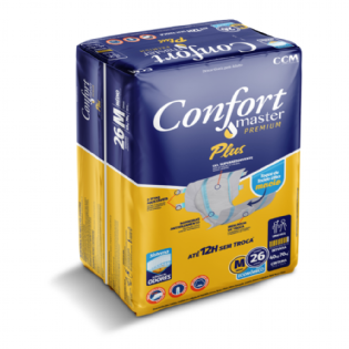FRALDA CONFORT PLUS ECON. M C/26 UNID