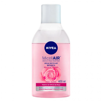NIVEA AGUA MICELAR ROSAS 400ML