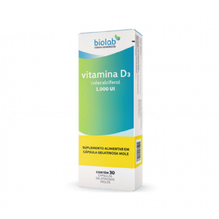 VITAMINA D3 1000UI 30 CAP BIOLAB