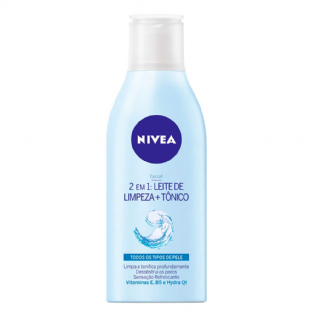 NIVEA LEITE DE LIMPEZA E TONICO VISAGE 2 EM 1 200ML