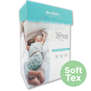 CAPA DE TRAVESSEIRO SOFT TEX ALG+POL 0,50x0,70