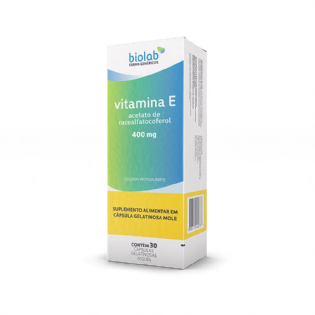 VITAMINA E 400MG 30CPS BIOLAB