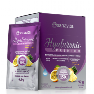 HYALURONIC PREMIUM 150MG  MARACUJA E ABAC   DISP 20 SAC