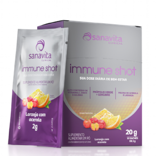 IMMUNE SHOT   LARANJA C/ACEROLA   DISP 10 SACHES