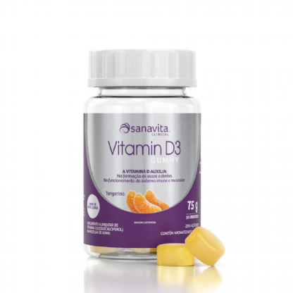 VITAMIN D3 GUMMY TANGERINA 30 CAPS