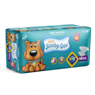FRALDA SCOOBY DOO MEGA M | PACOTE COM C
