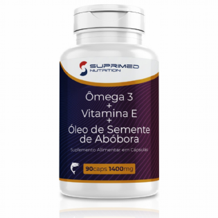 OMEGA 3 C/ OLEO DE SEMENTE DE ABOBORA 90 CPS SUPRIMED NUTRITION