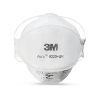 MASCARA RESP PFF2 9320 + BR AURA 3M