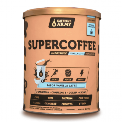 SUPERCOFFEE VANILLA LATTE 220G