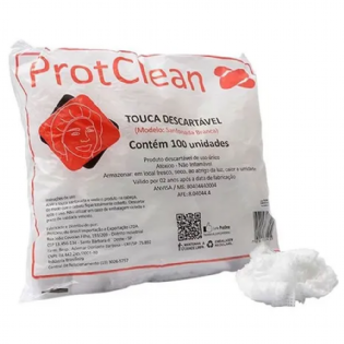 Touca Sanfonada Branca | Proteção e Conforto