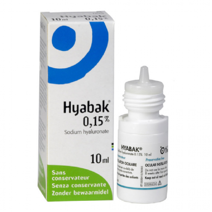 HYABAK COLIRIO 10ML ( 0,15 % HIALURONATO SODIO)