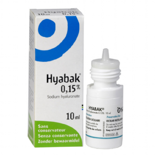 HYABAK COLIRIO 10ML ( 0,15 % HIALURONATO SODIO)